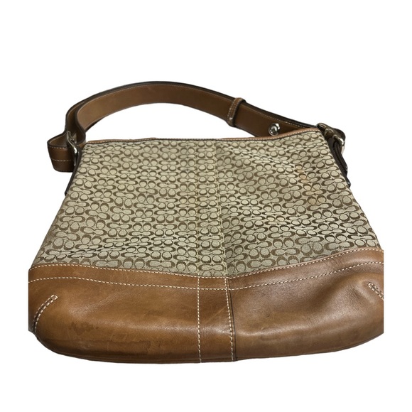 COACH Signature Convertible Shoulder Crossbody Bag - Picture 4 of 7